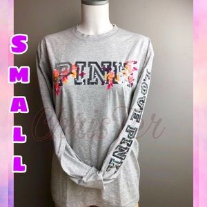 VS PINK FLORAL BLING NEW WITH TAG